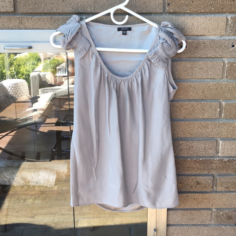 Grey silk to great for wearing with skirts